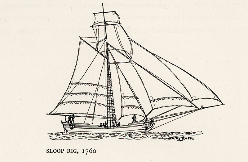 sloop sailing ship