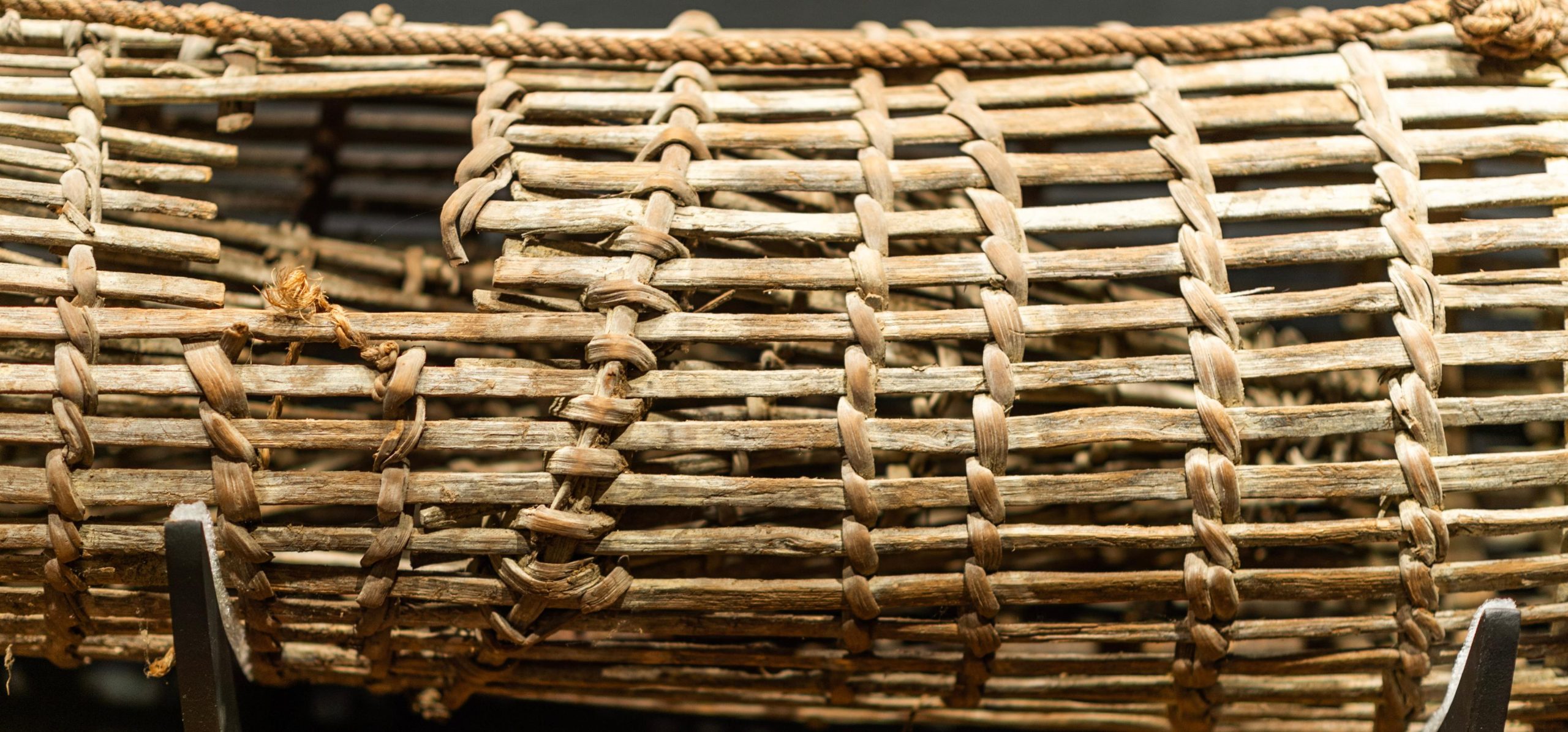 Early 20th century wire basket eel trap